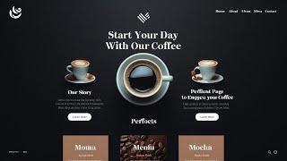 How To Responsive Coffee Shop Website Using Media Query  Step By Step | PART-4 | HTML CSS Tutorial