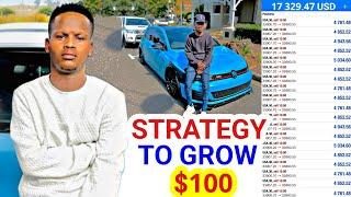 Best Mobile Strategy to Grow Small Forex Accounts 99.9% Win Rate | Sello Ledwaba