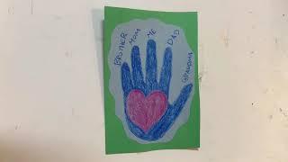 Family Hand Print Craft!