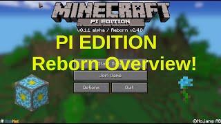 Minecraft Pi Edition UPDATED Overview w/ Exclusive Blocks!