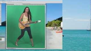 Photoshop Chroma Key HOW-TO / Photoshop Green Screen HOW-TO