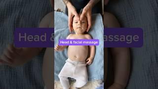 Baby massage (face and head) #baby #babymassage #parenting