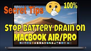 Improve macOS Big Sur battery Drains Issue on MacBook Pro, MacBook Air - 2021