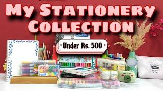 My Stationery Collection  | Everything under Rs.500 | Stationery haul | That Aesthetic Girl #haul