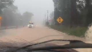 WLTX viewer weather video of Leesburg road