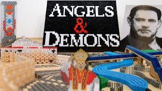 Angels & Demons in 125,000 dominoes | DominoERDMANN & DominoJOJO