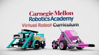 Virtual Robot Curriculum from Carnegie Mellon Robotics Academy