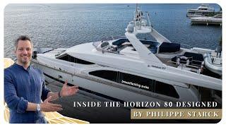 Horizon 80 for Sale - Yacht Walkthrough Tour (Interior Design by Philippe Starck)