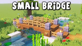 How to Build a Small Bridge in Minecraft Tutorial 1.18