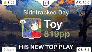 [Live] Toy | VINXIS - Sidetracked Day [Infinity Inside] +HDHR 99.88% {#3 819pp FC} - osu!