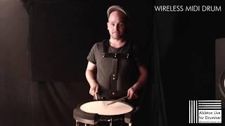 Playing my wireless MIDI Drum via Ableton Live - AbletonDrummer.com