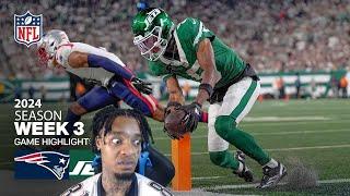 FlightReacts To New England Patriots vs. New York Jets Game Highlights 2024!