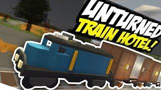 TRAIN HOTEL - Unturned Mobile Hotel | Three Rooms!