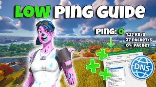 HOW TO LOWER PING AND REDUCE PACKET LOSS IN FORTNITE CHAPTER 5! (TUTORIAL)