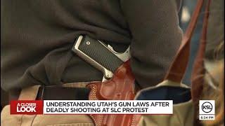Understanding Utah’s gun laws after deadly Salt Lake City protest shooting
