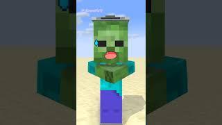 Poi Poi Poi, HELP Baby Zombie without Netherite Helmet#shorts #memes  #minecraft