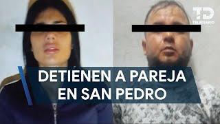 Detienen a Giselle “N” junto a "El Meca", presunto líder criminal en San Pedro