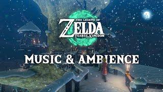 Snowed in at Rito Village ️ Zelda TOTK Music & Ambience