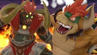 Giga Bowser vs All Bosses in Super Smash Bros Ultimate