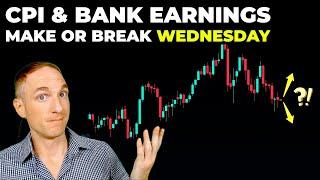 CPI & Bank Earnings - Make or BREAK For Markets!