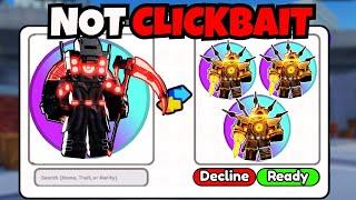 I TRADED MY EXECUTIONER SPEAKERMAN FOR THIS INSANE OFFER… Trading Montage #3 (Skibidi Tower Defense)