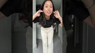 #grwm for an autumn work day featuring some alluring poses with my backpack #workwear #smartcasual