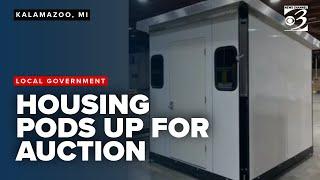 Kalamazoo's housing pods up for auction months after housing project is scrapped