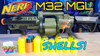 Its A Nerf MGL M32 Grenade Launcher