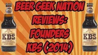 Founders KBS (2014 vintage) | Beer Geek Nation Craft Beer Reviews