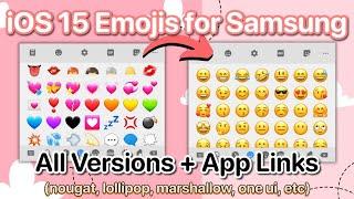 iOS Emojis for Samsung All Versions + app links without zFont