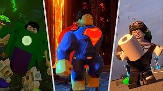 Top 6 Hulk Transformation in  LEGO Video Game