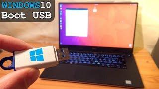 How to create a Windows 10 bootable USB from Ubuntu