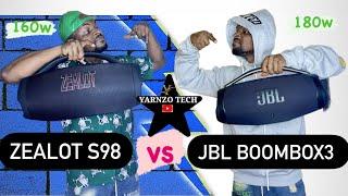 Jbl boombox3 vs zealot s98 full sound comparison 