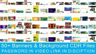 50+ Banners & Backgrounds CDR Files Free For Download