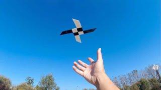 Fly back! This is the really fun origami boomerang【123 Paper Airplane】