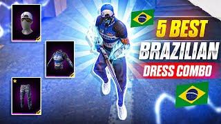 FREE FIRE BEST BRAZILIAN DRESS COMBINATION  || BEST BRAZIL DRESS COMBO || MAD HYPER GAMING 