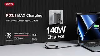 UNITEK 140W GaN Wall Charger