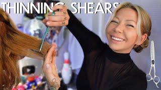 how to use thinning shears | 2024