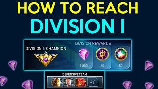 How to reach Division 1 | Champions Arena Guide | Injustice 2 mobile