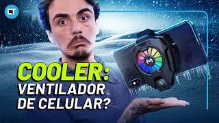 Cooler para celular esquentando FUNCIONA? Jogo para de travar? Não é só um ventilador atrás?