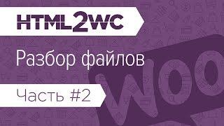 Натяжка на WooCommerce. HTML2WC. Часть #2. Собираем файлы темы