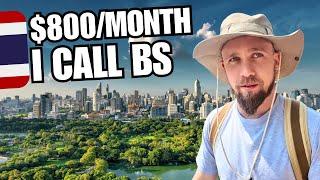 Thailand YouTubers Are Lying about Cost Of Living In Thailand..