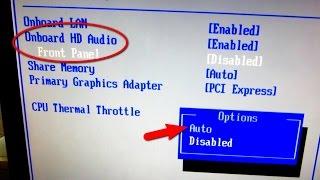 How to enable Front Panel Audio from BIOS (ASRock N68C-S UCC)