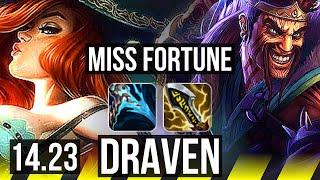 MISS FORTUNE & Alistar vs DRAVEN & Rakan (ADC) | 5/2/6 | KR Diamond | 14.23