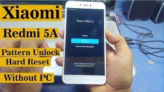 Redmi 5a Hard Reset | Pattern Unlock