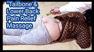 "Tailbone & Lower Back Pain Relief Massage | Quick Relaxing Therapy | Meero Vlog"