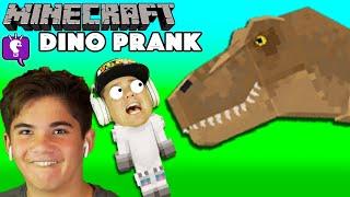 Minecraft Prank with Dinosaur Map on HobbyFamilyTV