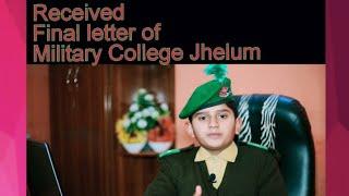 Final Letter of Military College Jhelum in Detail | Bahar cadet academy