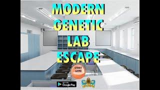 modern genetic lab escape video walkthrough