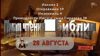 28 августа - План чтения Библии 2024 год